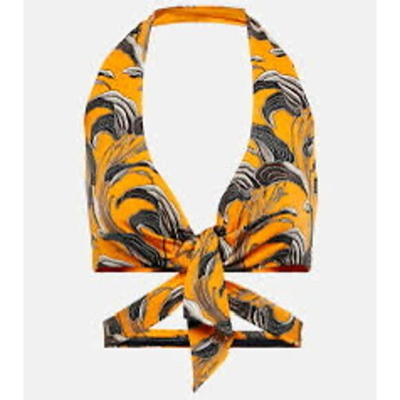 Rabanne Halter Crop Top Size 36 - Picture 2 of 5